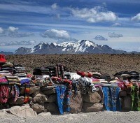 Roadside market near colca canyon